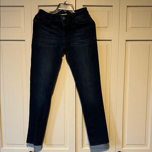 Warp + Weft Women's Midnight Blue Straight Leg Jeans
